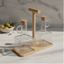 Glass Oil Dispenser - 2 Pcs